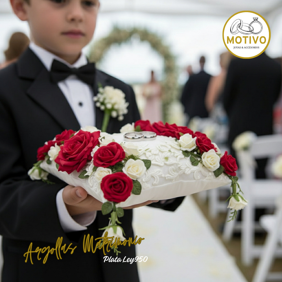 Argollas Matrimonio en Plata ley950 diseño Clasico con linea onda ☯