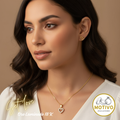 Set Corazón Love en Oro laminado de 18 kilates